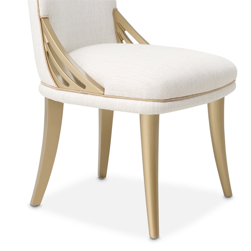 La Terrazza Dining Side Chair - Set of 2- Creamy Pearl