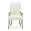 La Terrazza Dining Arm Chair - Set of 2- Creamy Pearl