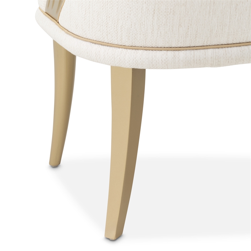 La Terrazza Dining Arm Chair - Set of 2- Creamy Pearl