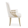 La Terrazza Dining Arm Chair - Set of 2- Creamy Pearl
