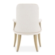 La Terrazza Dining Arm Chair - Set of 2- Creamy Pearl