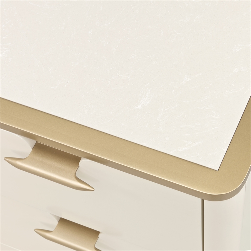 La Terrazza 9-Drawer Dresser - Creamy Pearl