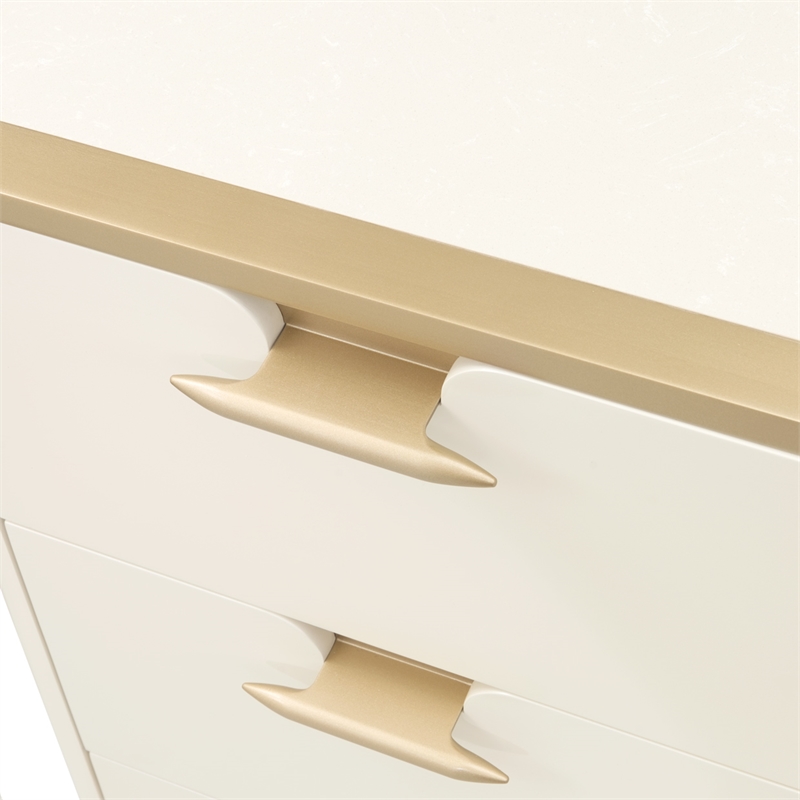 La Terrazza 9-Drawer Dresser - Creamy Pearl