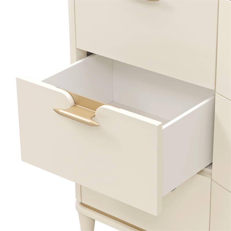 La Terrazza 9-Drawer Dresser - Creamy Pearl