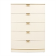 La Terrazza 5-Drawer Chest - Creamy Pearl