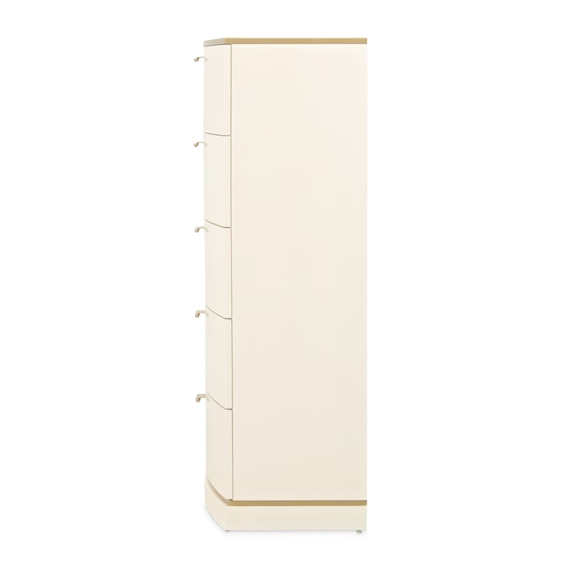 La Terrazza 5-Drawer Chest - Creamy Pearl