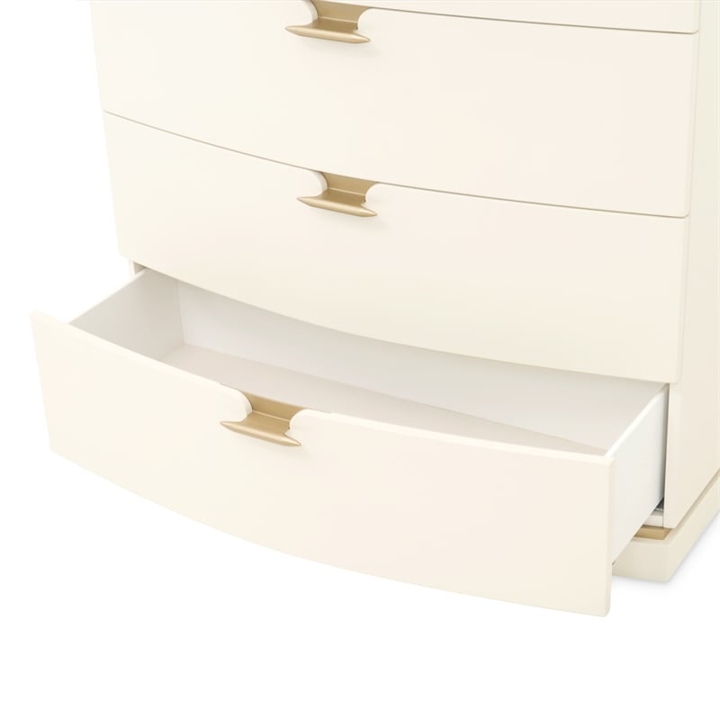 La Terrazza 5-Drawer Chest - Creamy Pearl