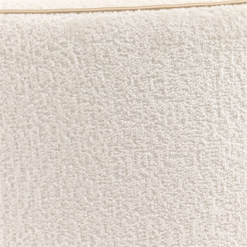La Terrazza Chenille Vanity Chair - Creamy Pearl/Gold