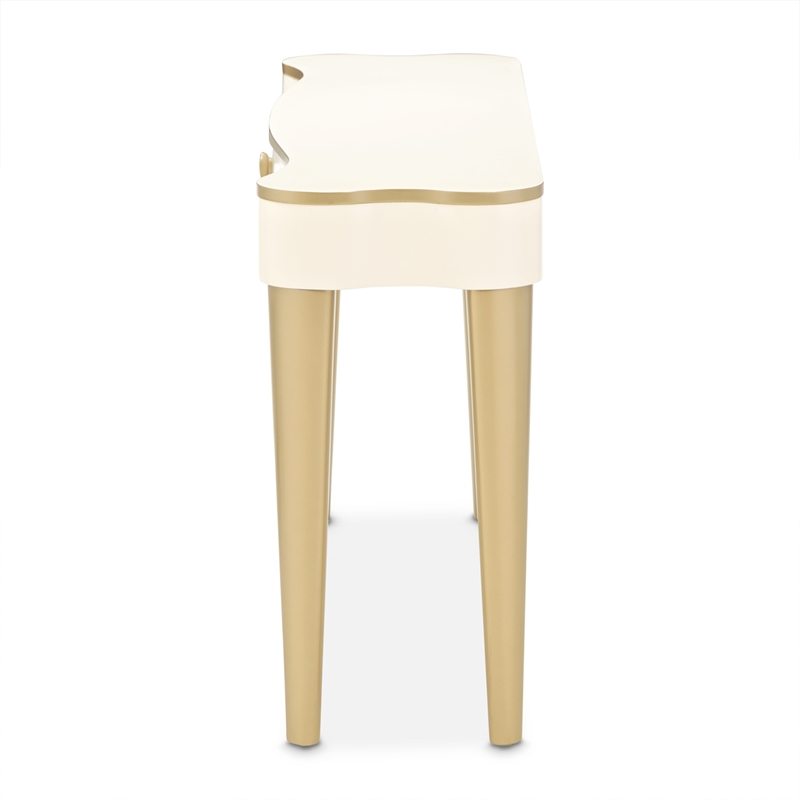 La Terrazza Console Table with Drawer - Creamy Pearl