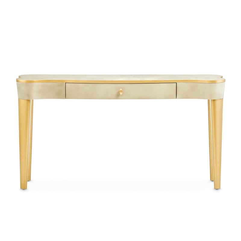 La Terrazza Console Table with Drawer - Silver Mist