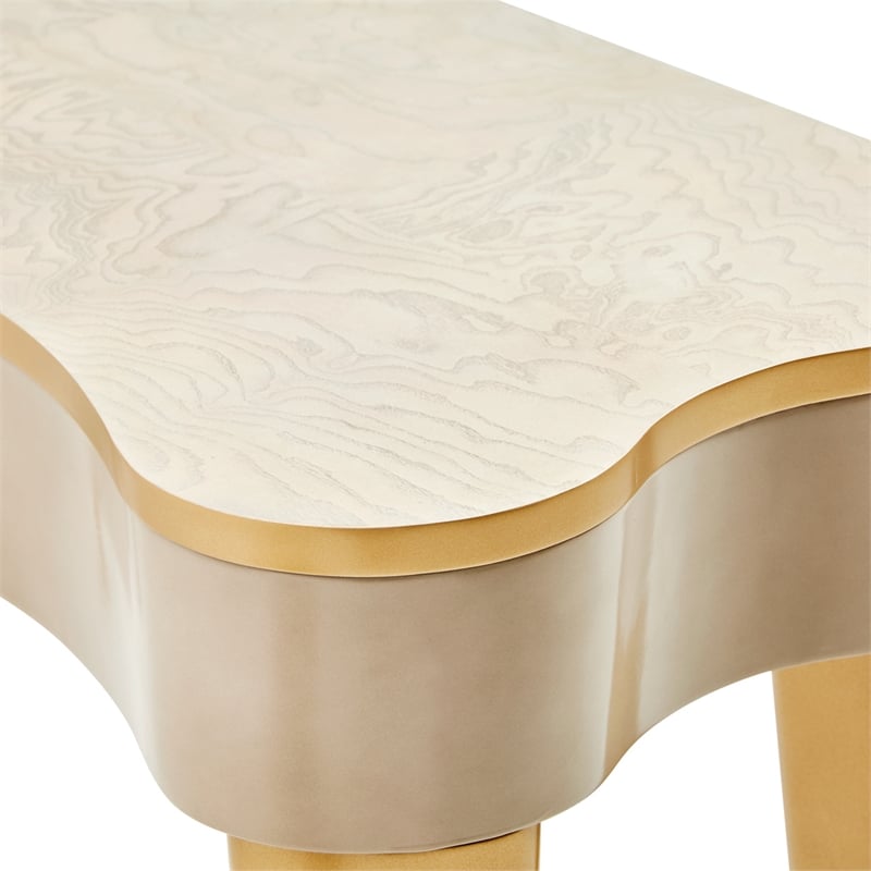 La Terrazza Console Table with Drawer - Silver Mist