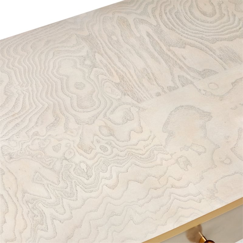 La Terrazza Console Table with Drawer - Silver Mist