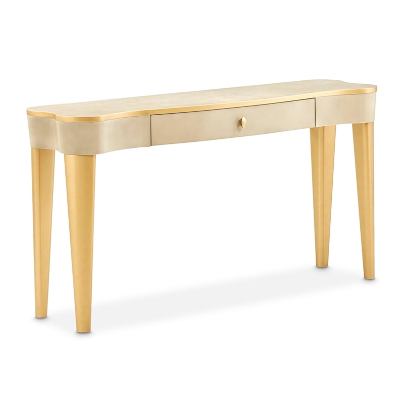 La Terrazza Console Table with Drawer - Silver Mist