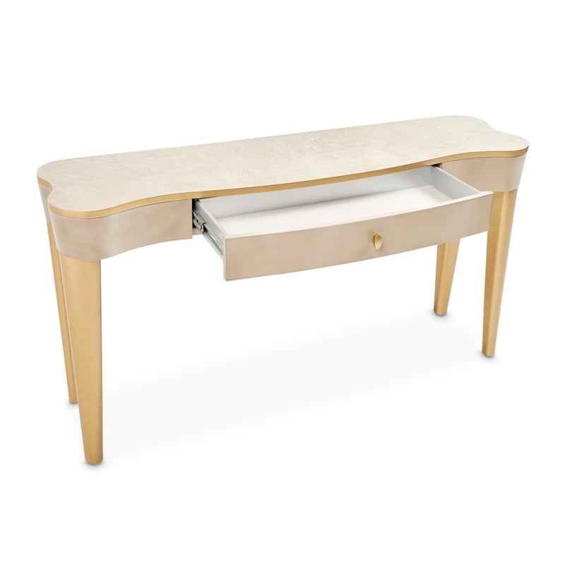 La Terrazza Console Table with Drawer - Silver Mist