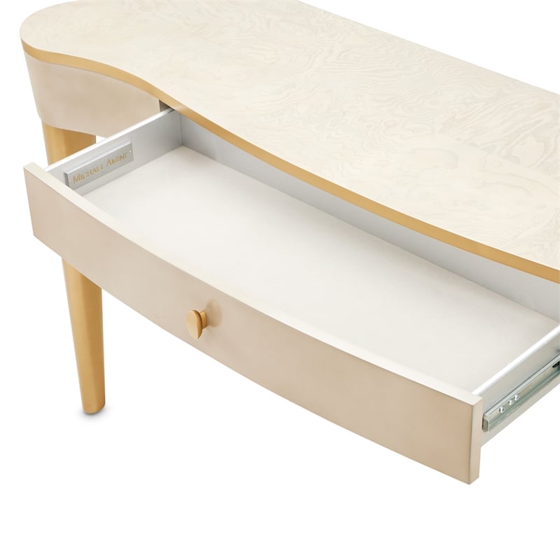 La Terrazza Console Table with Drawer - Silver Mist