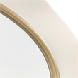 Michael Amini La Terrazza Wall Accent Mirror in Creamy Pearl