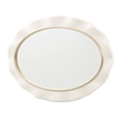 Michael Amini La Terrazza Wall Accent Mirror in Creamy Pearl