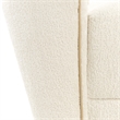 La Terrazza Chenille Accent Bench - Creamy Pearl