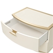 La Terrazza Large 2-Drawer Nightstand - Creamy Pearl