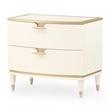 La Terrazza Large 2-Drawer Nightstand - Creamy Pearl