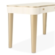 La Terrazza Vanity Desk with Drawers - Creamy Pearl