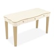 La Terrazza Vanity Desk with Drawers - Creamy Pearl