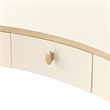 La Terrazza Vanity Desk with Drawers - Creamy Pearl