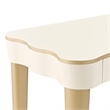 La Terrazza Vanity Desk with Drawers - Creamy Pearl