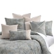 Debonair 9-Piece Queen Velvet Comforter Set - Misty Aqua