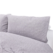 Grant 5-Piece King Linen Duvet Set - Charcoal