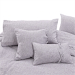 Grant 5-Piece Queen Linen Duvet Set - Charcoal