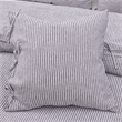 Grant 5-Piece Queen Linen Duvet Set - Charcoal