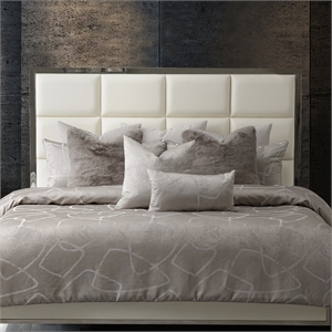 Roma II 10-Piece King Comforter Set - Platinum Gray