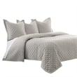Aragoza 3-Piece Queen Quilt Set - Dove