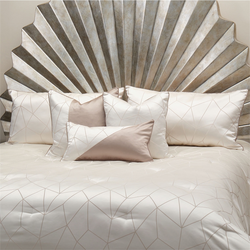 La Ventana 6-Piece Queen Comforter Set - Pearl
