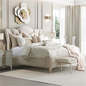 Riley 8-Piece Chenille King Comforter Set - Ivory