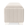 Amaryllis Velvet Accent Bench - Taupe