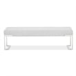 Tulip Accent Bench - Gray