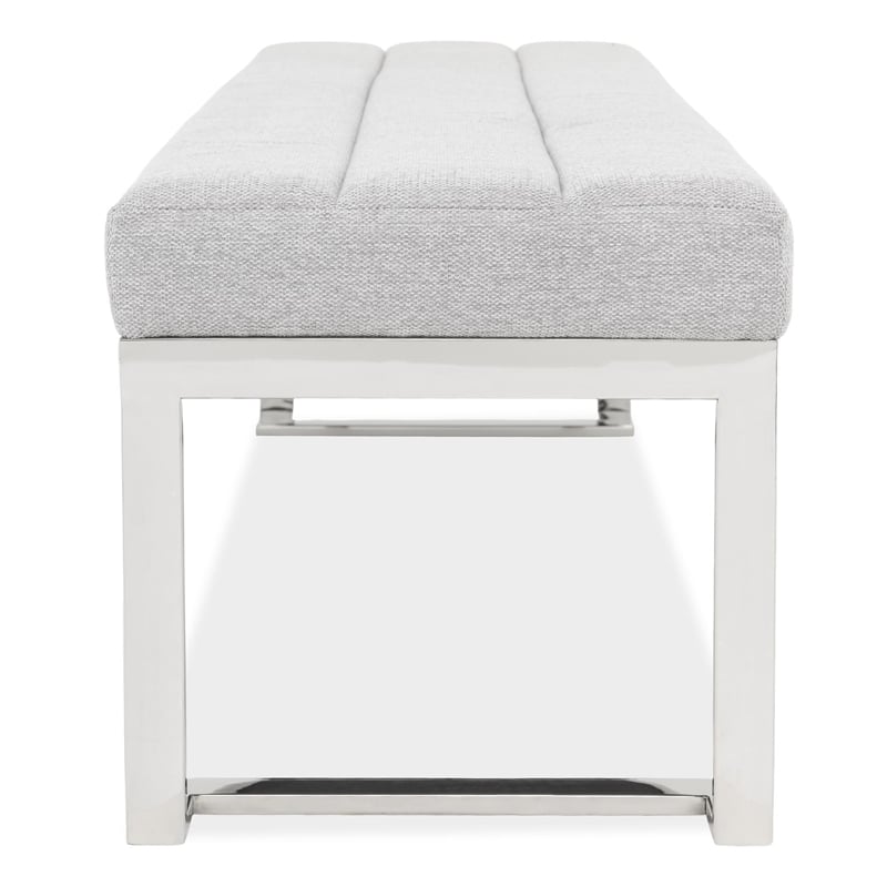 Tulip Accent Bench - Gray