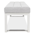 Tulip Accent Bench - Gray