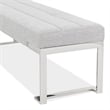Tulip Accent Bench - Gray