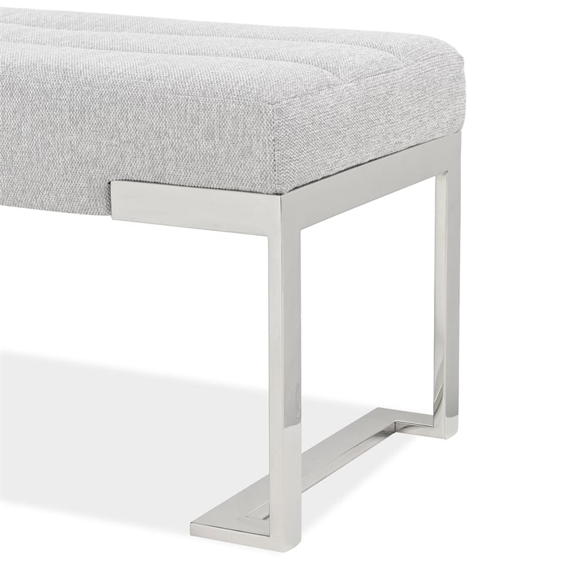 Tulip Accent Bench - Gray