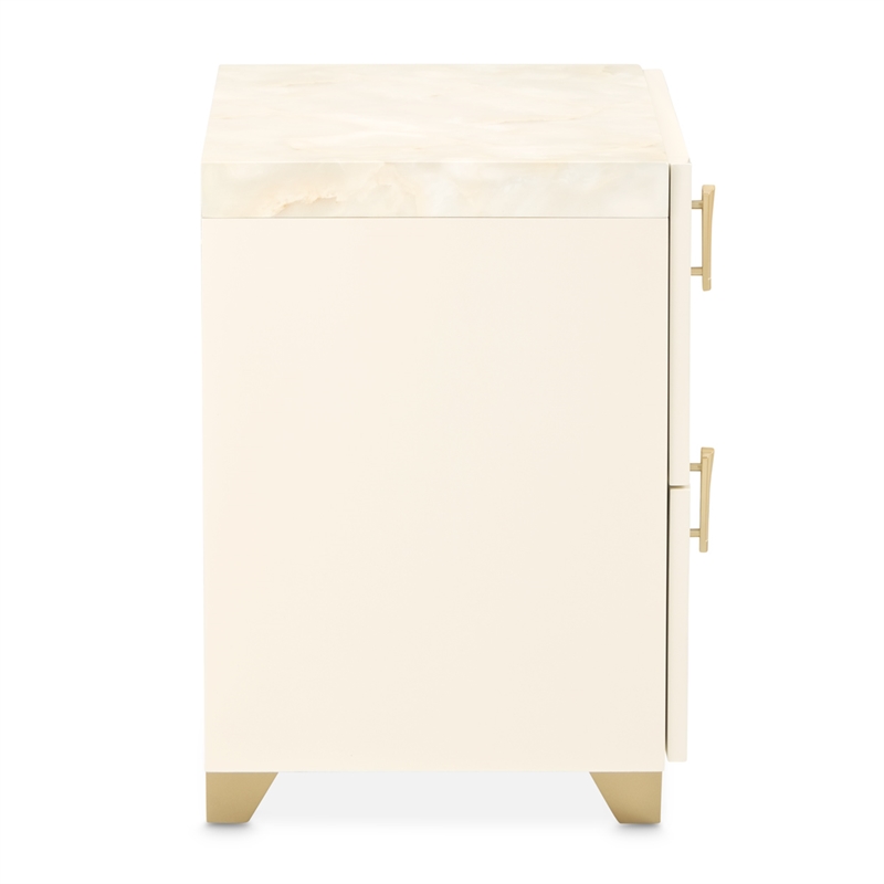 Fantosini Nightstand - Creamy Pearl