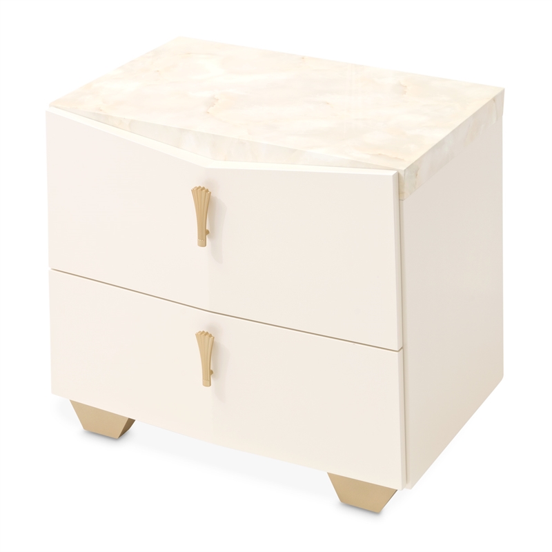 Fantosini Nightstand - Creamy Pearl