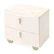 Fantosini Nightstand - Creamy Pearl