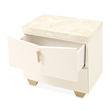 Fantosini Nightstand - Creamy Pearl