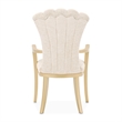 Fantosini Dining Arm Chair - Set of 2 - Natural/Gold