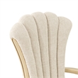 Fantosini Dining Arm Chair - Set of 2 - Natural/Gold