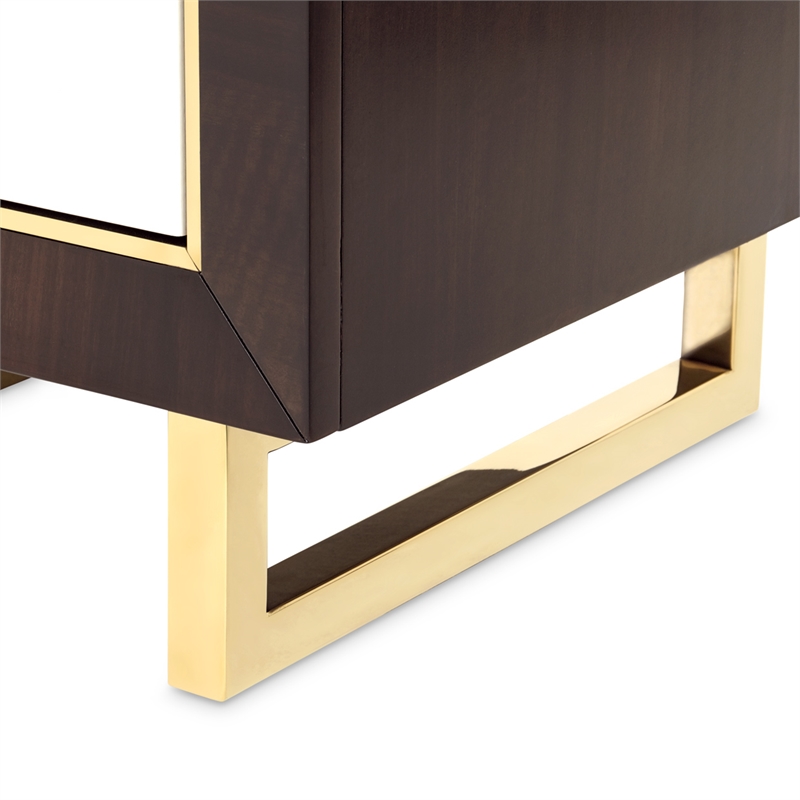 Belmont Place Vanity with Mirror - Espresso