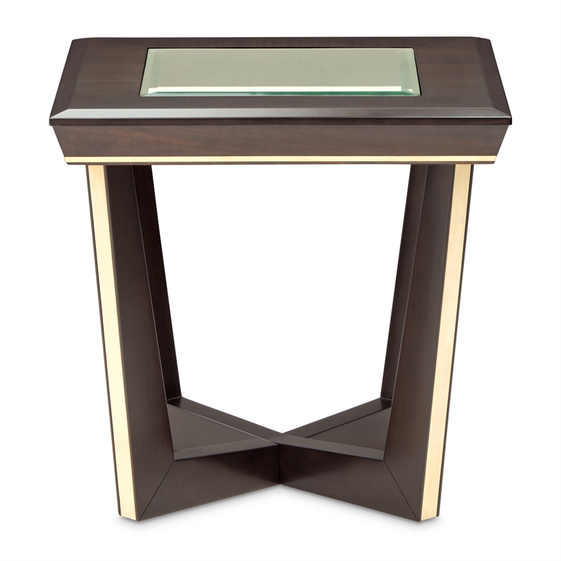 Belmont Place End Table - Espresso